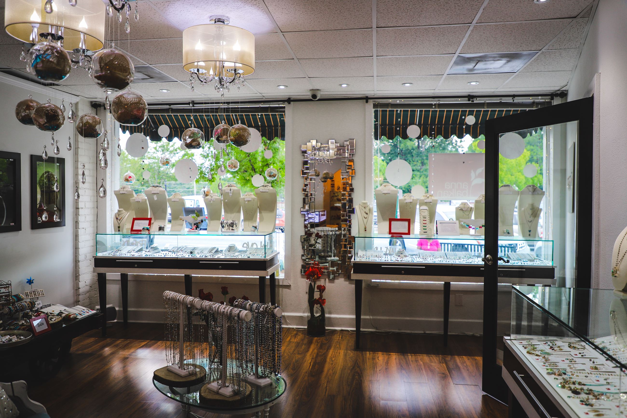 inside of jewelry store 