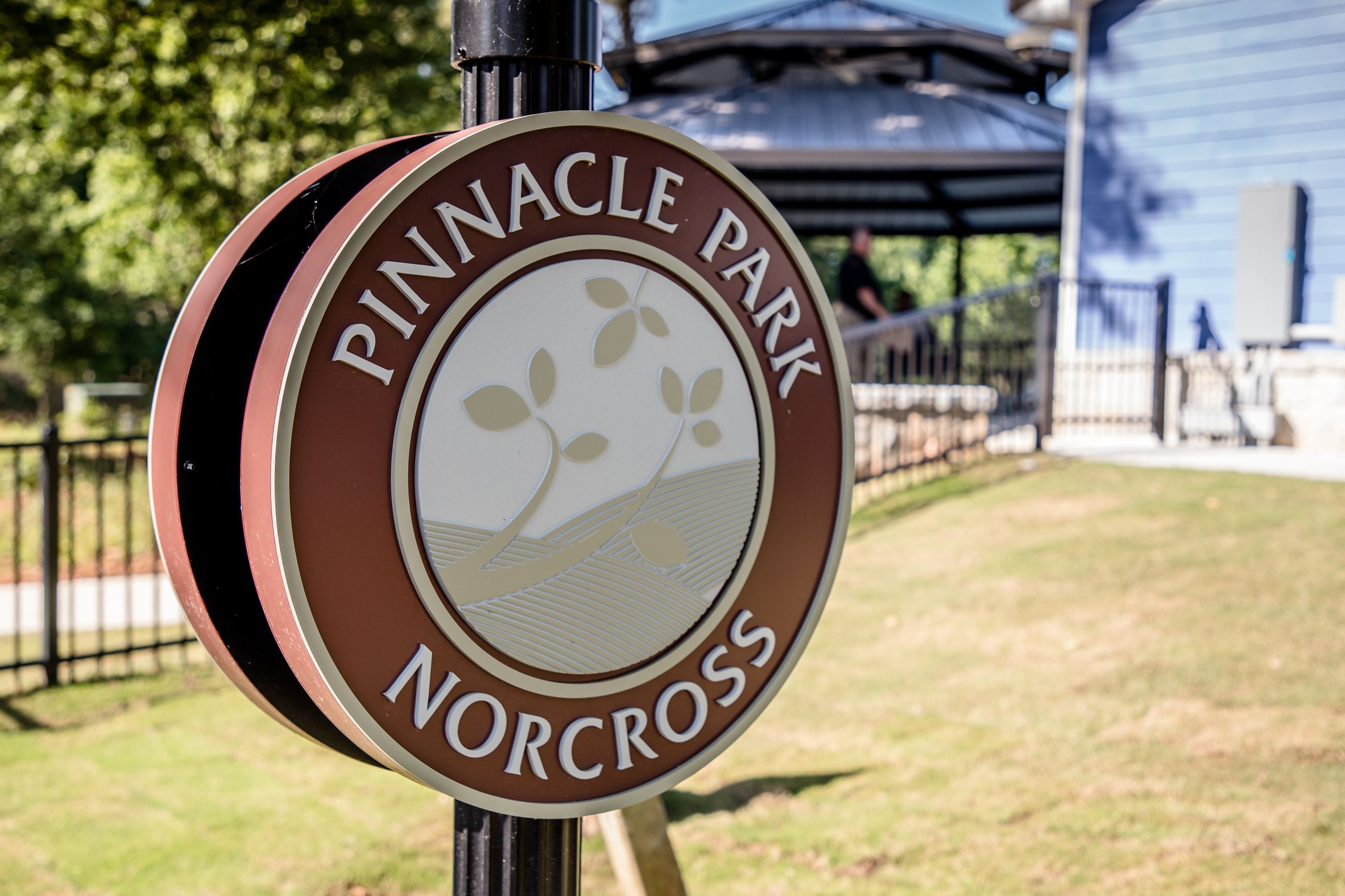 pinnacle park entry sign marker