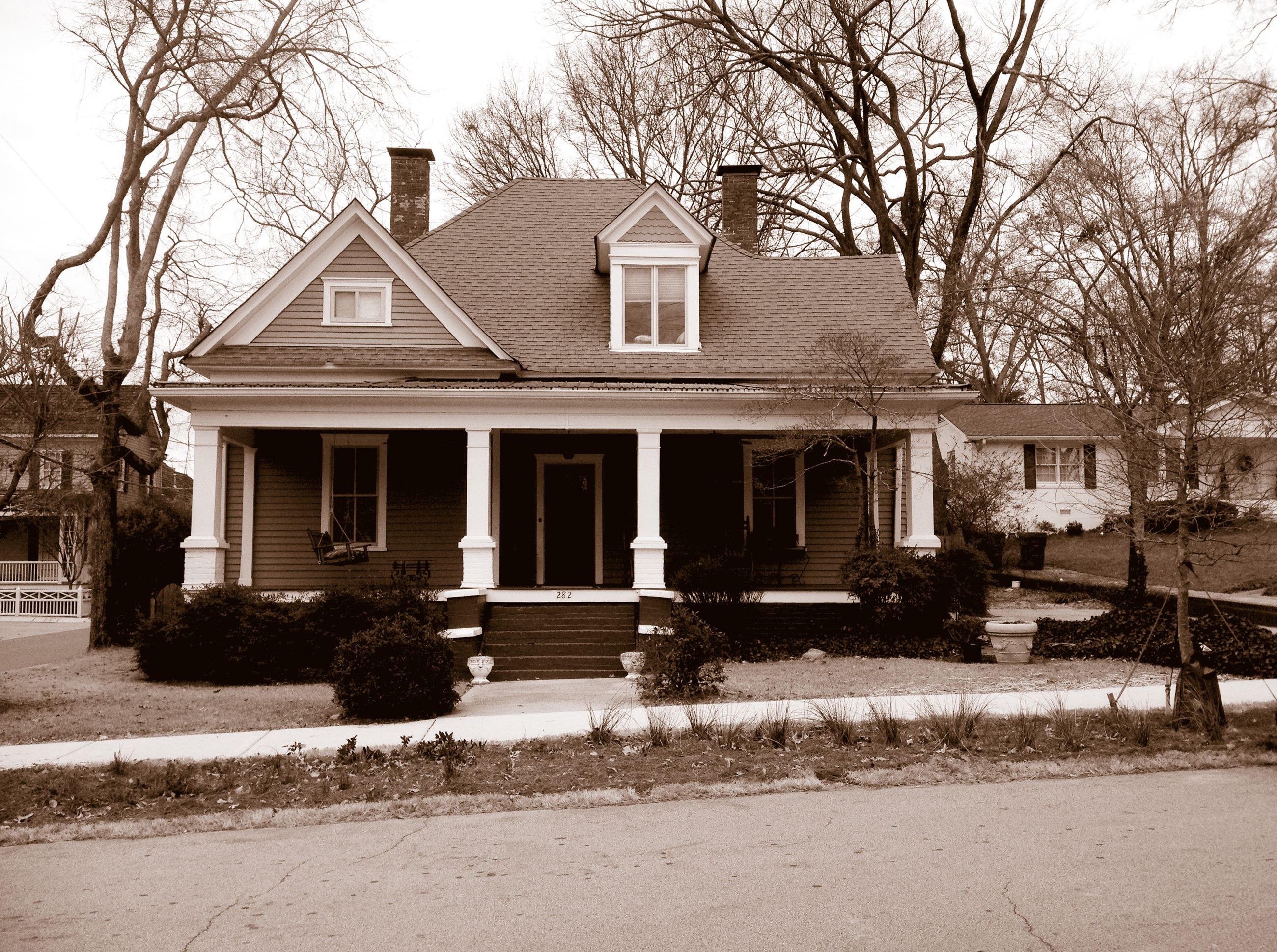 Lietch home at the corner of Autry and Thrasher